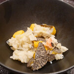 馳走 啐啄一十  - 蟹と雲丹入りトリュフご飯