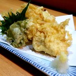 天ひろ - 穴子と野菜天