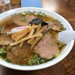 支那そば 熊文 - チャーシューメン大盛り