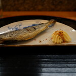 Fuuki Zushi - 追加で焼きを氷下魚（コマイ）