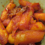 よし田 - スジとトッポギの辛煮