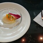 天空LOUNGE TOP of TREE - せとかオレンジと帆立貝 オレンジのヴィネグレット