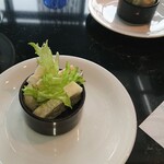 天空LOUNGE TOP of TREE - パンチェッタコッタとスモークチーズのフォカッチャサンド