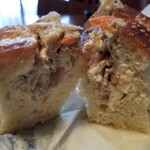 ブーランジェリー セイジアサクラ - ごぼうフォカッチャ 断面