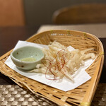 Washoku Izakaya Tsumugiya - 白魚のから揚げ