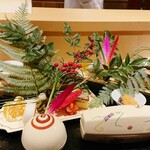 銀座 しのはら - 豪華八寸