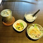 オーキッド - サラダ＆小鉢＆デザート