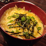 森のおはな - 雑炊のﾈｷﾞと刻み海苔を拝借、鴨肉とも相性良好！