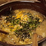 森のおはな - 【鴨雑炊】 これぞ鴨鍋雑炊！って見事なヴィジュアル