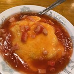 中華料理 全家福 - 料理写真:ラーメンセットの天津飯