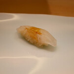 鮨 なんば - 平目(36℃/20℃)