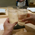 鮨 なんば - 乾杯
