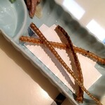 うなぎ 魚政 - 骨せんべい