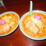 ラーメンさんぱち - ２人のさんぱちデー　味噌ラーメン　８５０円→５５０円（税込）【２０２０年２月】