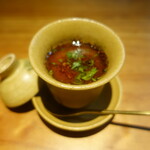 明道町中国菜 一星 - 白子100％を裏ごしした茶碗蒸し