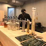 お米とお茶の専門店 MOCHA - 入って右側ドリンクスペース