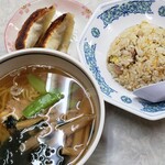 中華料理絋月 - 半ラーメンセット