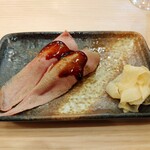 Gyuutan Izakaya Eisuke - 牛タン炙り握り寿司