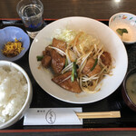 Washunsai Kouetsu - ♪日替り定食(レバニラ炒め)大盛¥850