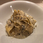 restaurant Noël - ロックフォールのフェットチーネ。絶品！