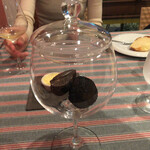 restaurant Noël - 黒トリュフ。ベストシーズンのトリュフは香りが違う！