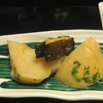 しのはら - 焼き物　合馬産筍ホイル焼きと五島列島の鮑