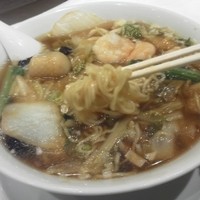 天津飯店 本店 - 海鮮湯面(1050円)H240420