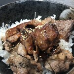 Yakiniku Musashi - カルビ焼き肉丼です（２０２０．２．２４）