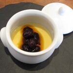 御影 ジュエンヌ - 丹波の黒豆とバニラのプリン