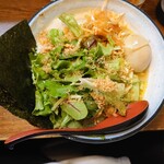 無銘 - トリュフ香る塩ラーメン\850　+具だくさん\200　計\1050(20-02)