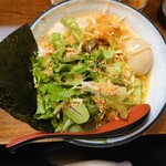 無銘 - トリュフ香る塩ラーメン\850　+具だくさん\200　計\1050(20-02)