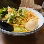 無銘 - トリュフ香る塩ラーメン\850　+具だくさん\200　計\1050(20-02)