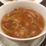 Shintoukyoukengyouzaandoteishoku - スープ（目黒プレート）