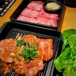 焼肉1129 - 塩タン、ジューシーハラミ