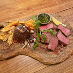 北出食堂 - 北出名物：牛タンと・・