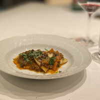 La Brianza - 近江牛レバーと大動脈のパッパデッレ