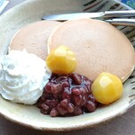 YAMANAKA CAFE - 和栗のホットケーキ