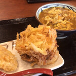 丸亀製麺 - カレーうどん かき揚げ レンコン天