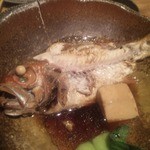 鯛めし 銀家 - 鯛の煮付け(だいぶ食べた)