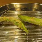 てんぷら 深町 - アスパラ