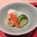 てんぷら 深町 - 香の物