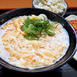 こだわり麺や - たまごとじうどん