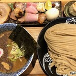 中華蕎麦 とみ田 - つけめん＋特選全部のせトッピング＋心の味焼売
