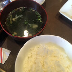 正園 - ライスとスープ