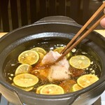 オイルしゃぶしゃぶ 和達  - すだち鍋