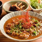 [Limited to 5 meals] Miso boiled offal set meal