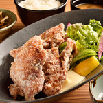 Shio-koji marinated fried chicken set meal