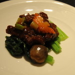 中国料理 四川 - 牛フィレ肉のオイスターソース炒め