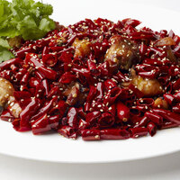 重慶名物 唐辛子いっぱい鶏の香り炒め