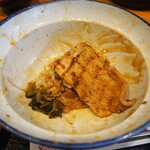 銀の舞 - 豚丼の〆（出汁茶漬け）